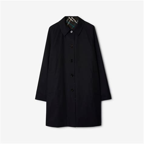 burberry richmond car coat|Long Reversible Gabardine Hastings Car Coat in Black .